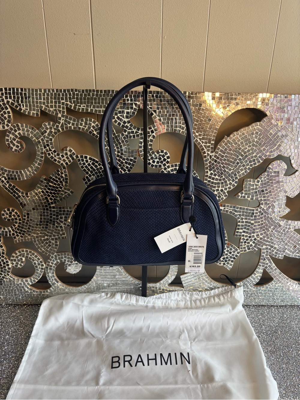 ⭐️Brahmin Angie Belcanto Satchel with Dual Top Handles